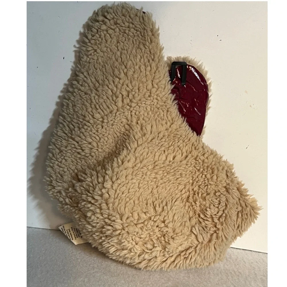 7 A.M. Enfant Polar Hat 200 CH200 Burgundy Faux Fur Trapper‎ Medium 1-2T